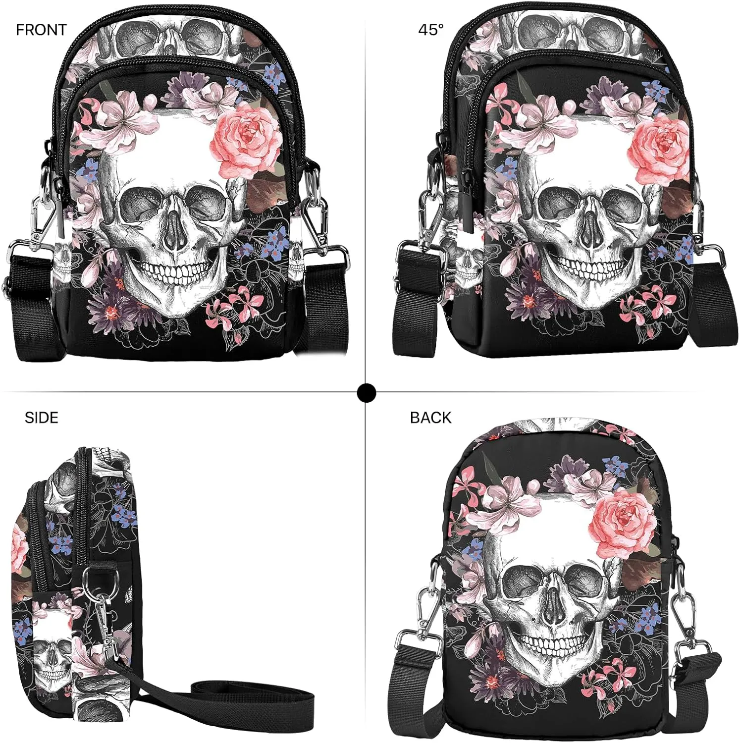 Cell Phone Purse Women Crossbody Bag Sling Bag with Adjustable Strap Waterproof Travel Casual Shoulder Bag