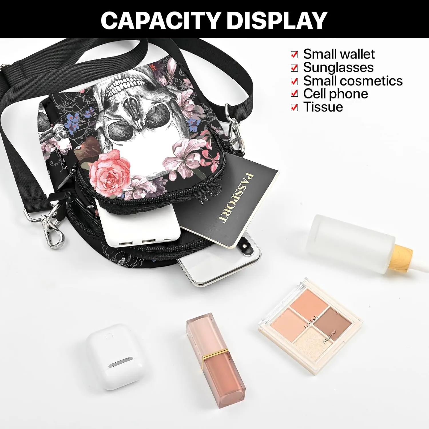 Cell Phone Purse Women Crossbody Bag Sling Bag with Adjustable Strap Waterproof Travel Casual Shoulder Bag