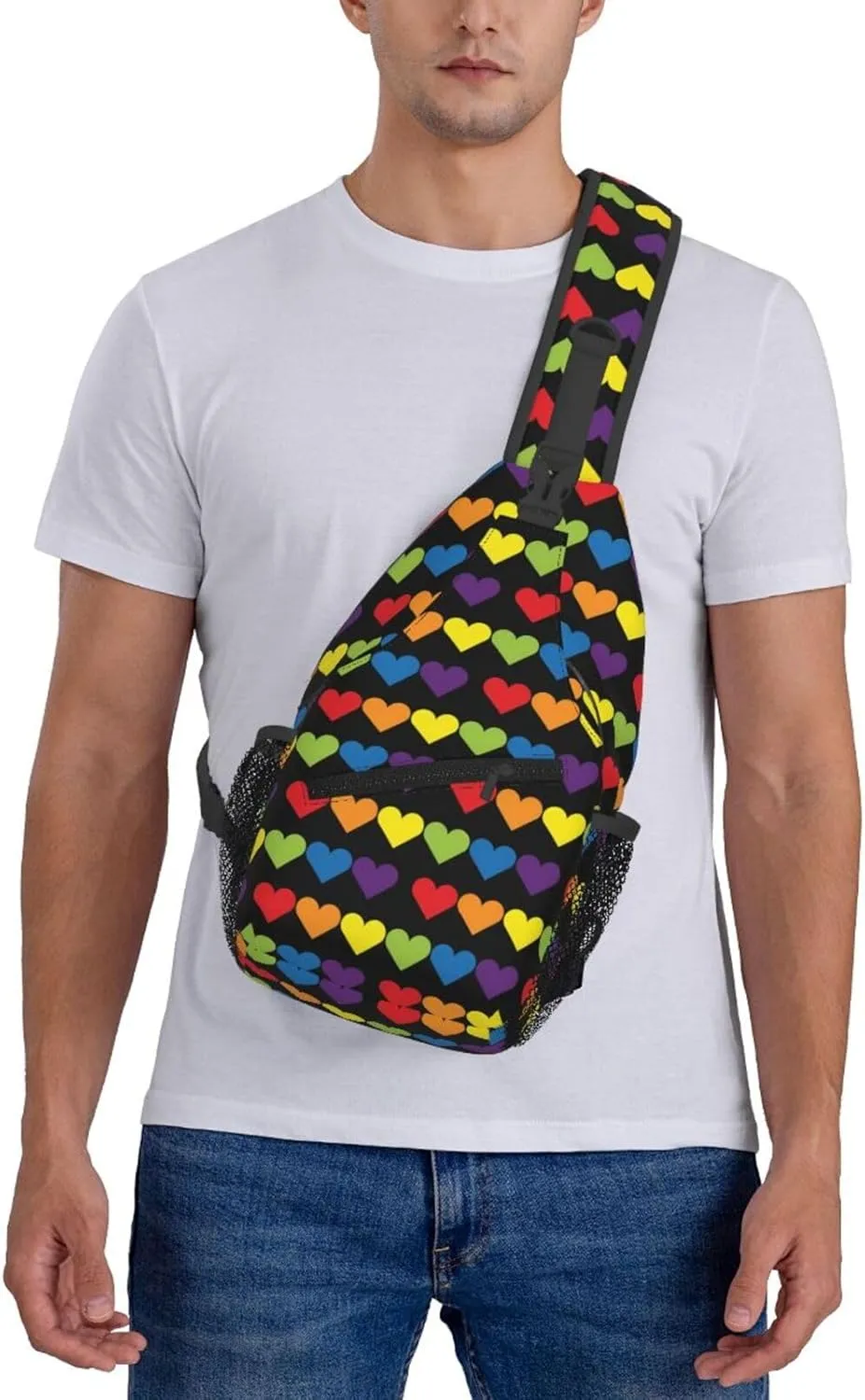Chest Sling Bag Crossbody Shoulder Backpack Bag Gym Cycling Travel Hiking Daypack Cross Bag