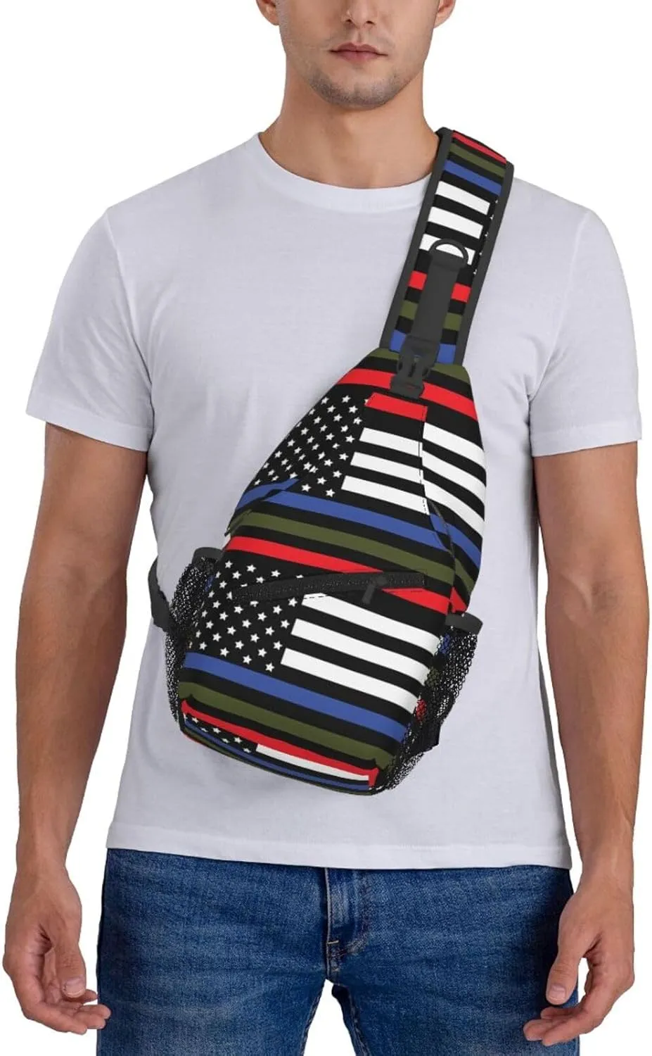 Chest Sling Bag Crossbody Shoulder Backpack Bag Gym Cycling Travel Hiking Daypack Cross Bag