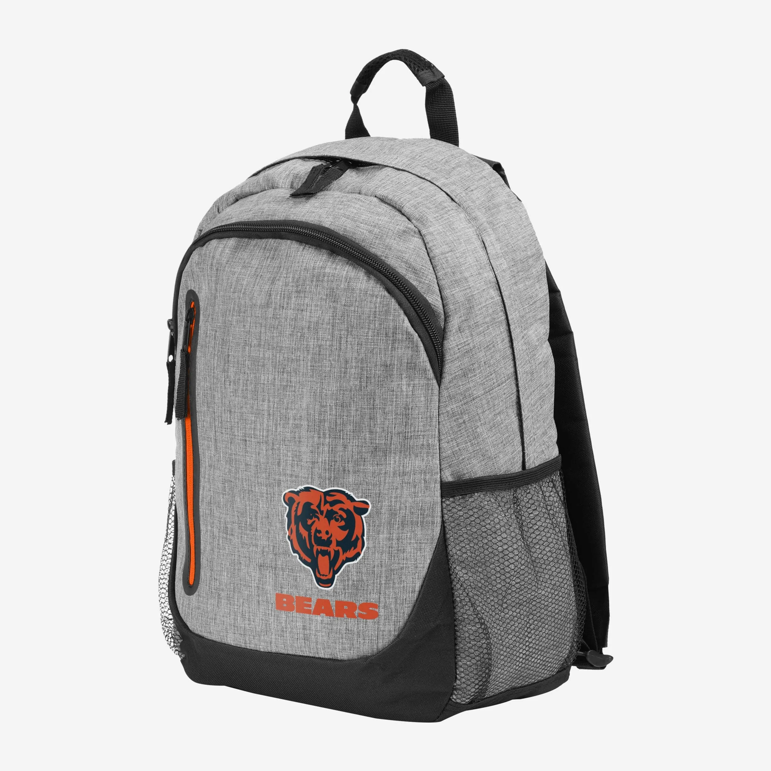 Chicago Bears Heather Grey Bold Color Backpack