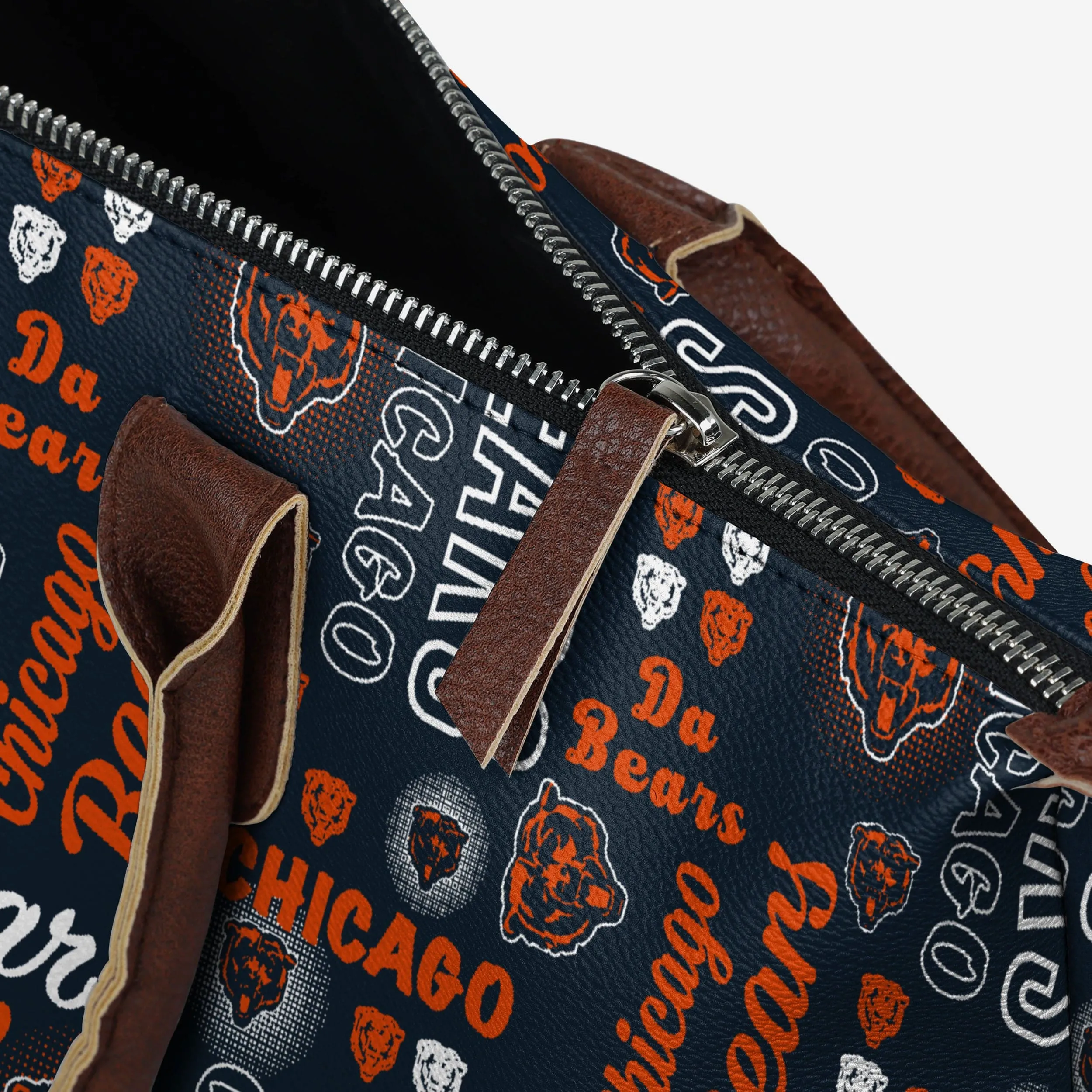 Chicago Bears Spirited Style Printed Collection Tote Bag
