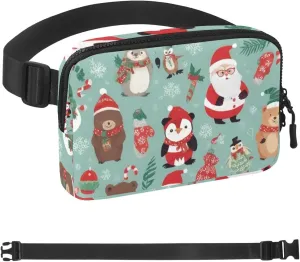 Christmas Elements-7 Crossbody Fanny Pack for Men&Women,Belt Bag for Travel Casual Walking Running Hiking Cycling