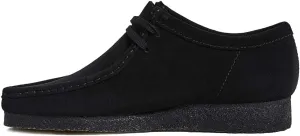 Clarks Men's Wallabee Moccasin, Black Suede, 75 M US