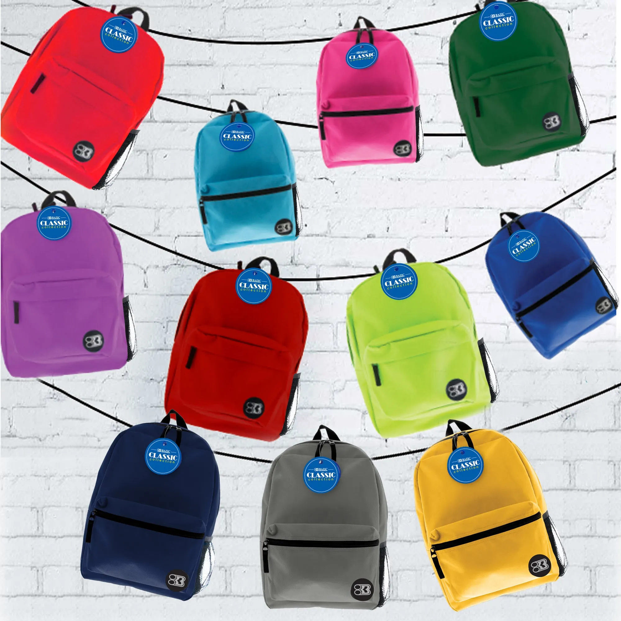 Classic 17" Red Backpack