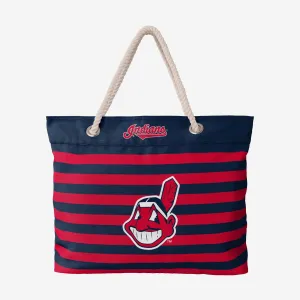 Cleveland Guardians Nautical Stripe Tote Bag