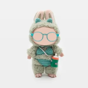 Clothes for 17cm Doll, Handmade Bikini Set with Accessories Outfit, 4 Pieces Kawaii Chic Style Cute Dress for Dolls Accessories