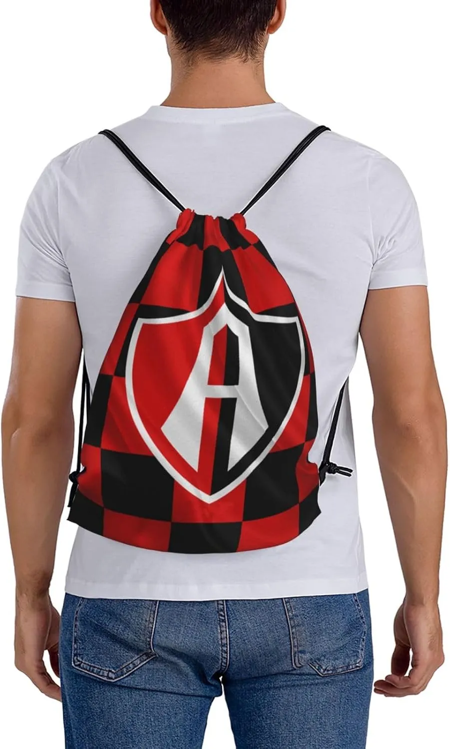 Club-Atlas-FC Drawstring Bag for Sports Fans Shopping Yoga Camping
