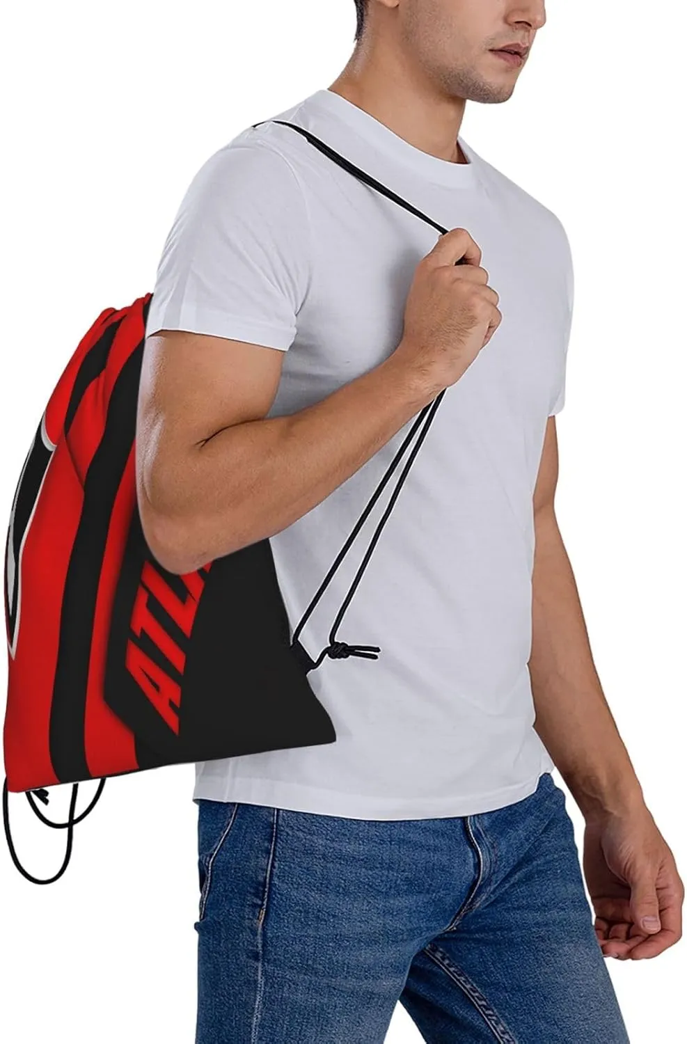 Club-Atlas-FC Drawstring Bag for Sports Fans Shopping Yoga Camping