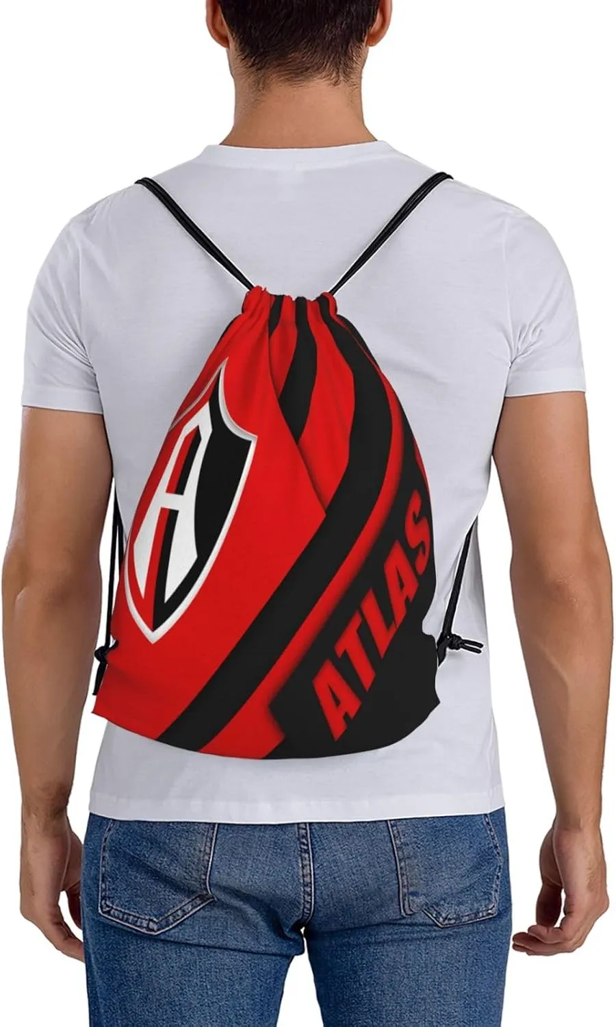 Club-Atlas-FC Drawstring Bag for Sports Fans Shopping Yoga Camping