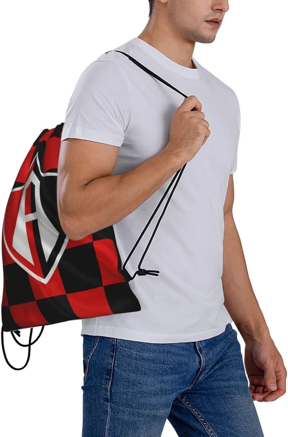 Club-Atlas-FC Drawstring Bag for Sports Fans Shopping Yoga Camping