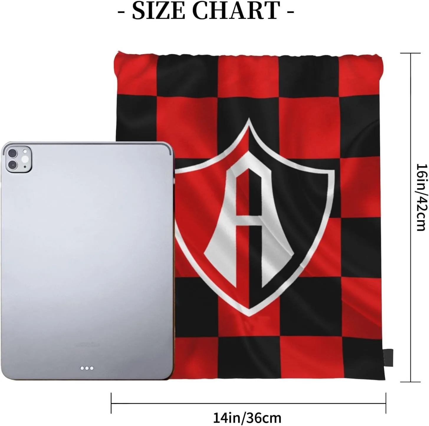 Club-Atlas-FC Drawstring Bag for Sports Fans Shopping Yoga Camping