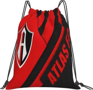 Club-Atlas-FC Drawstring Bag for Sports Fans Shopping Yoga Camping
