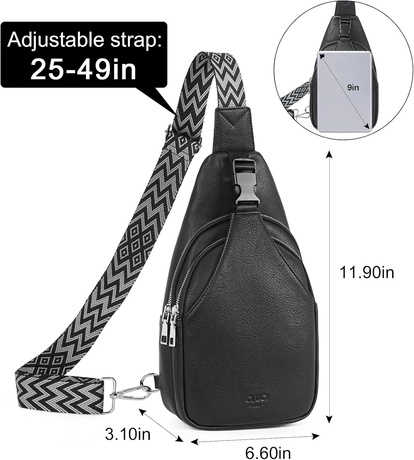 CLUCI Crossbody Bags for Women Sling Bag Cross Body Bag for Woman Small Cross body Bags for Women 2024 Leather Sling Backpack