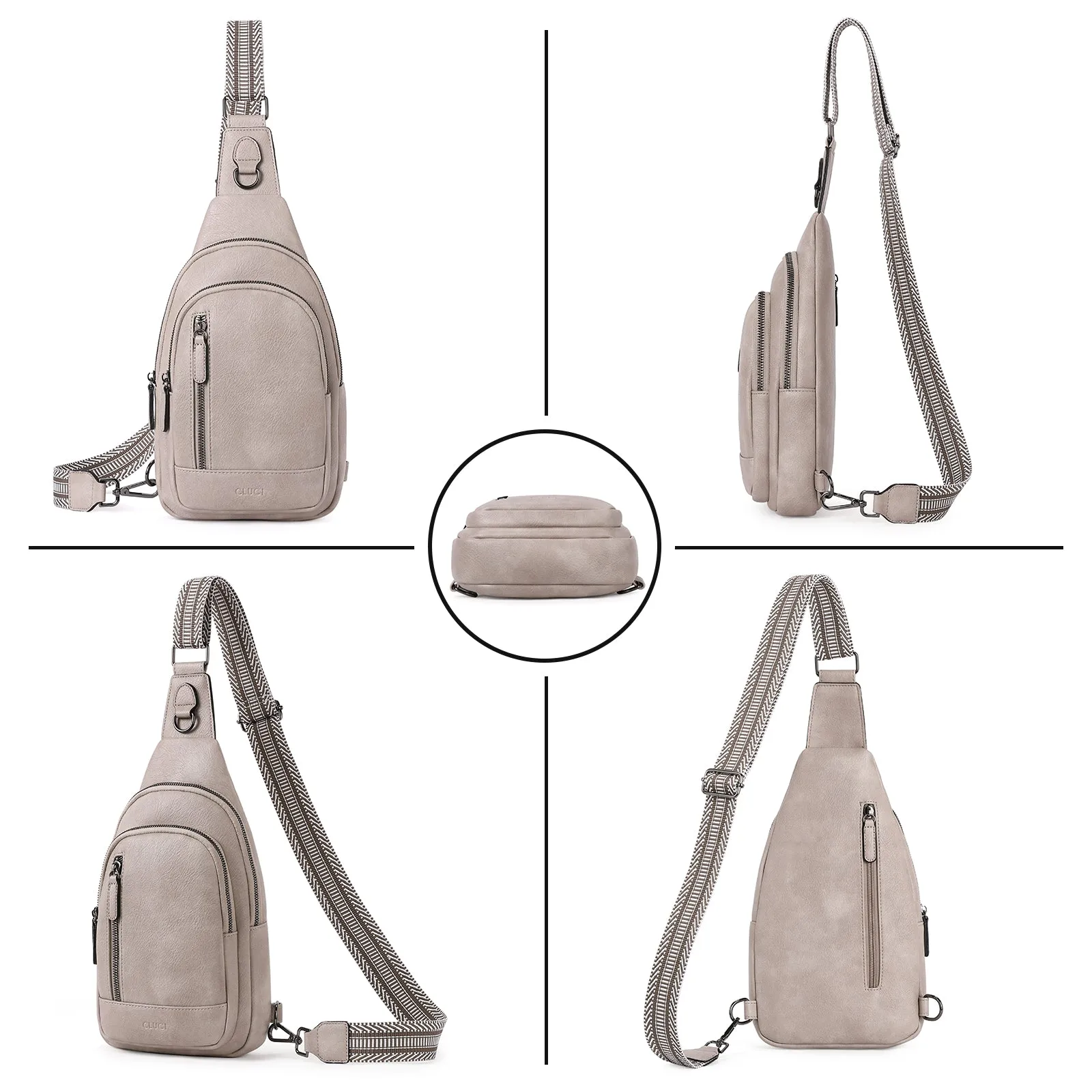 CLUCI Sling Bag for Women Crossbody Leather