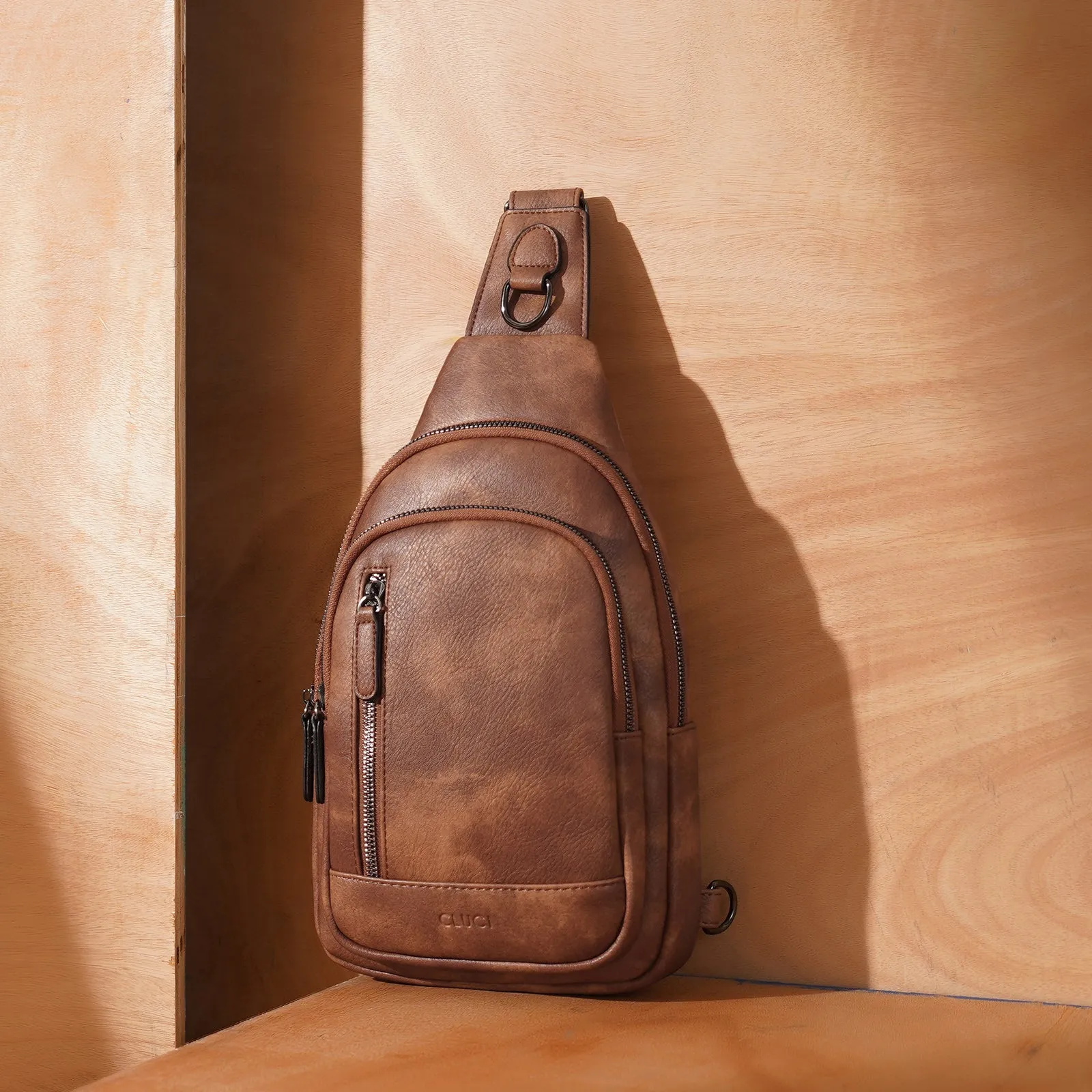 CLUCI Sling Bag for Women Crossbody Leather
