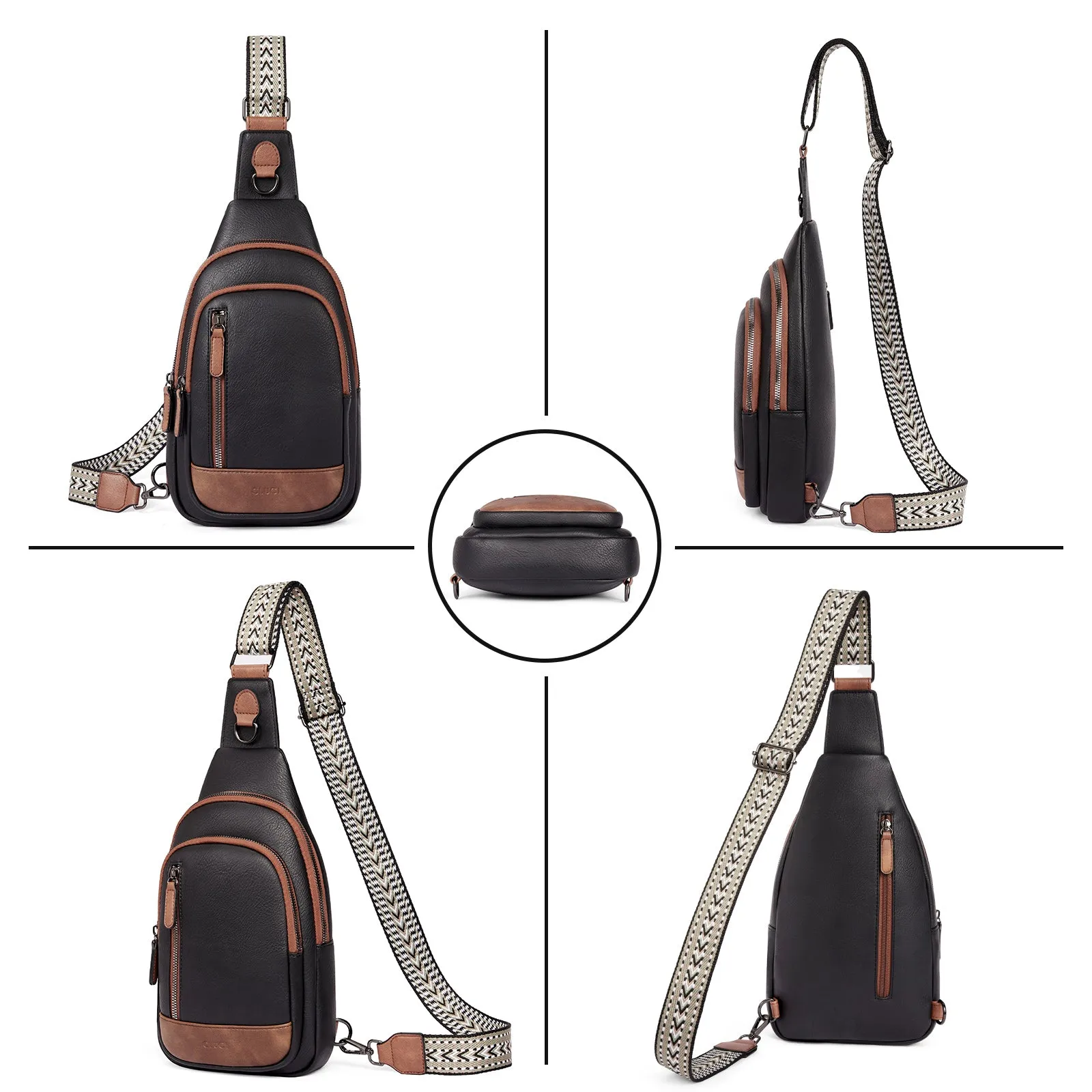 CLUCI Sling Bag for Women Crossbody Leather