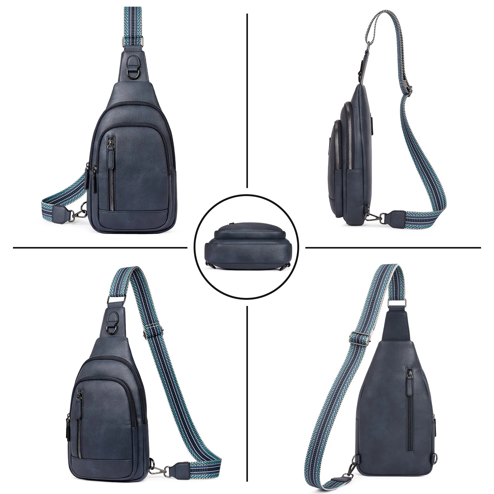 CLUCI Sling Bag for Women Crossbody Leather
