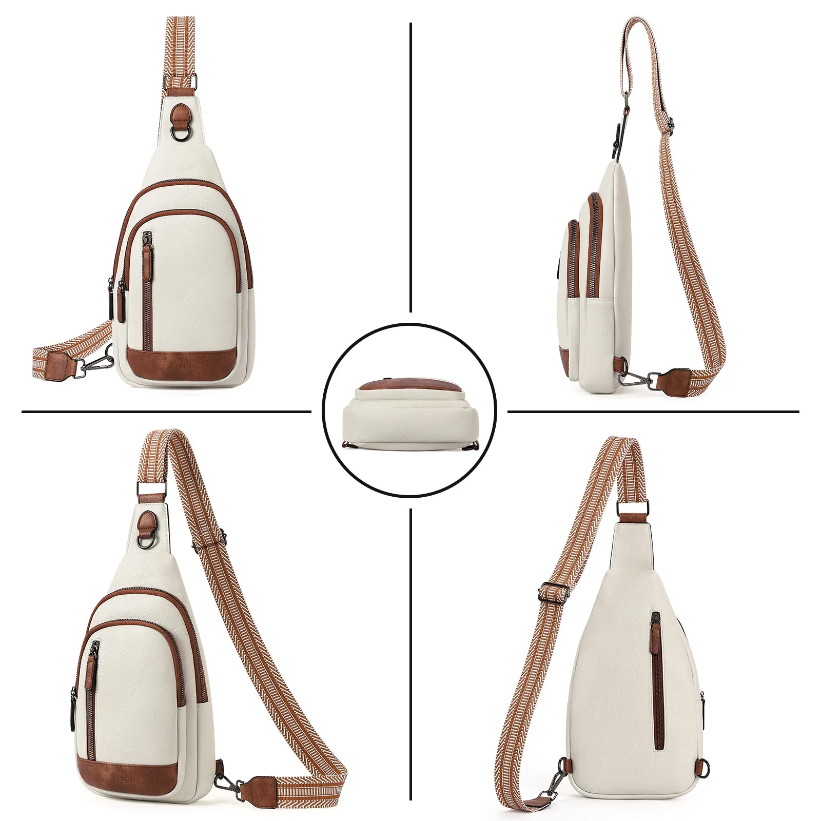 CLUCI Sling Bag for Women Crossbody Leather
