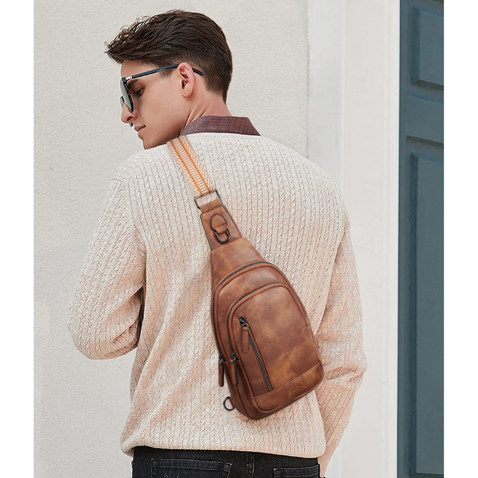 CLUCI Sling Bag for Women Crossbody Leather