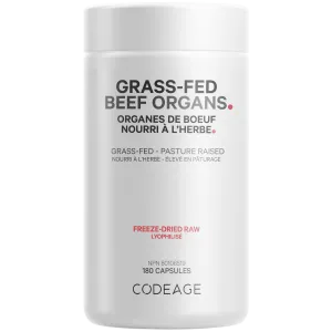 Codeage | Beef Organs Capsules