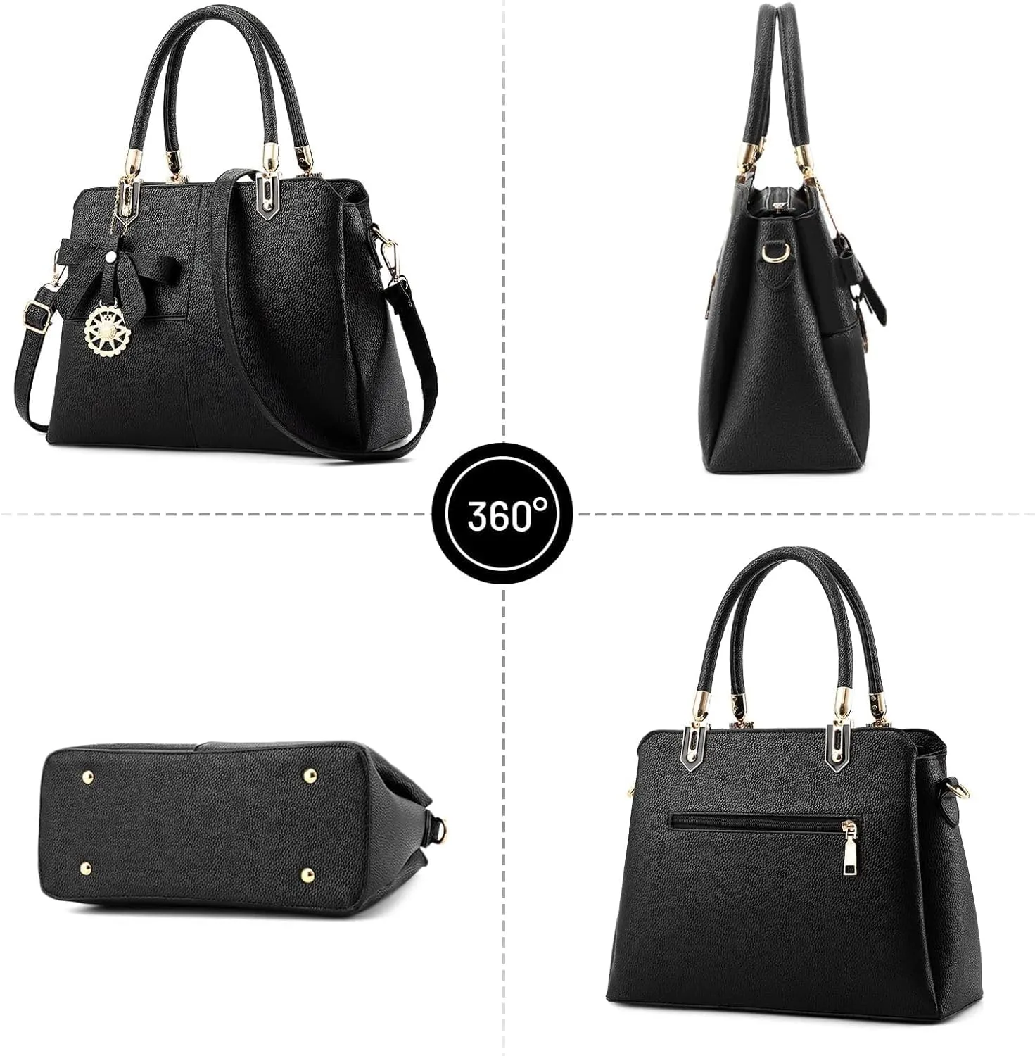 Color Block Women Handbag Elegant Womens Shoulder Bag Crossbody Bag