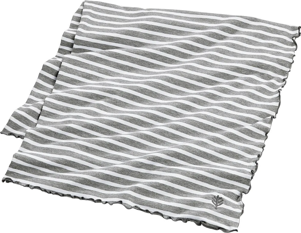 Coolibar UPF 50  Savannah Sun Blanket - Sun Protective (One Size- Grey/White Stripe)