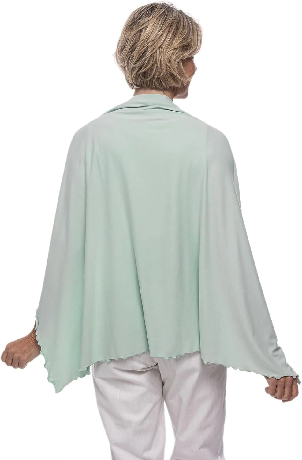 Coolibar UPF 50  Savannah Sun Blanket - Sun Protective (One Size- Misty Aqua)