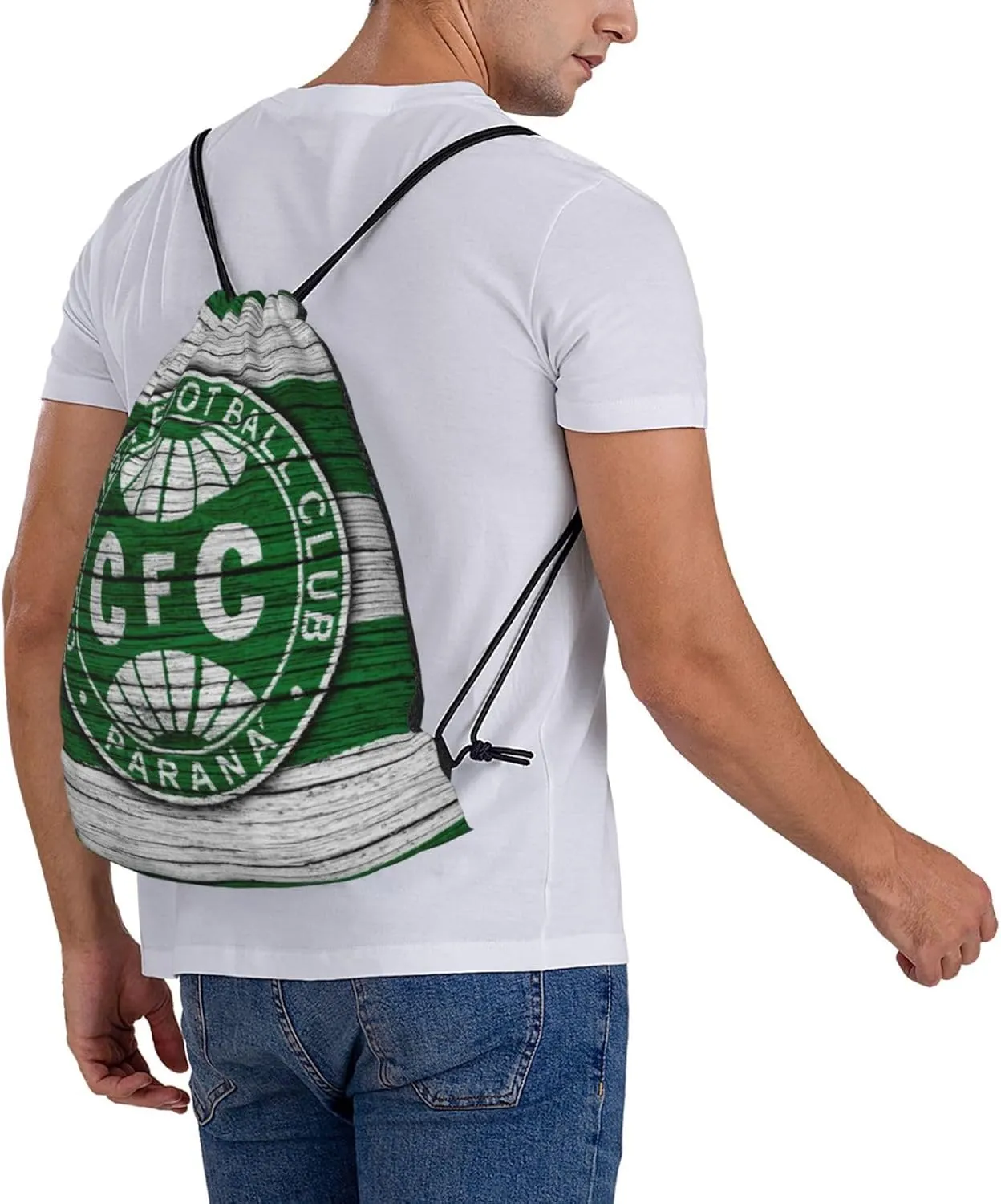 Coritiba Foot Ball Club Unisex Adult Shoulders Bag Backpack Drawstring Bag for Shopping Swim Camp