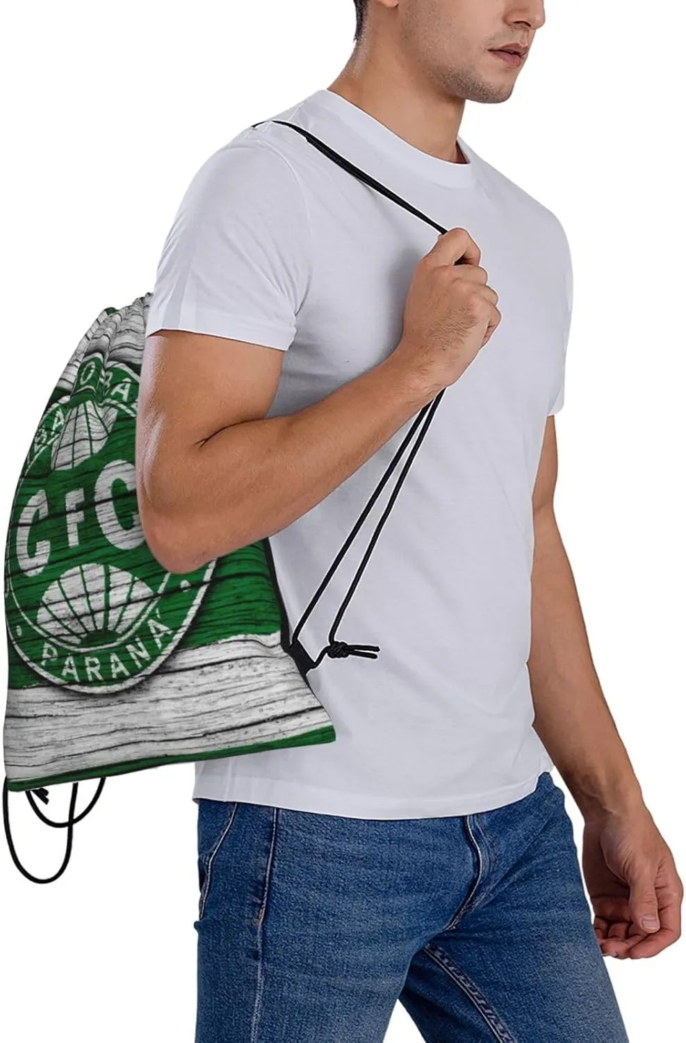 Coritiba Foot Ball Club Unisex Adult Shoulders Bag Backpack Drawstring Bag for Shopping Swim Camp
