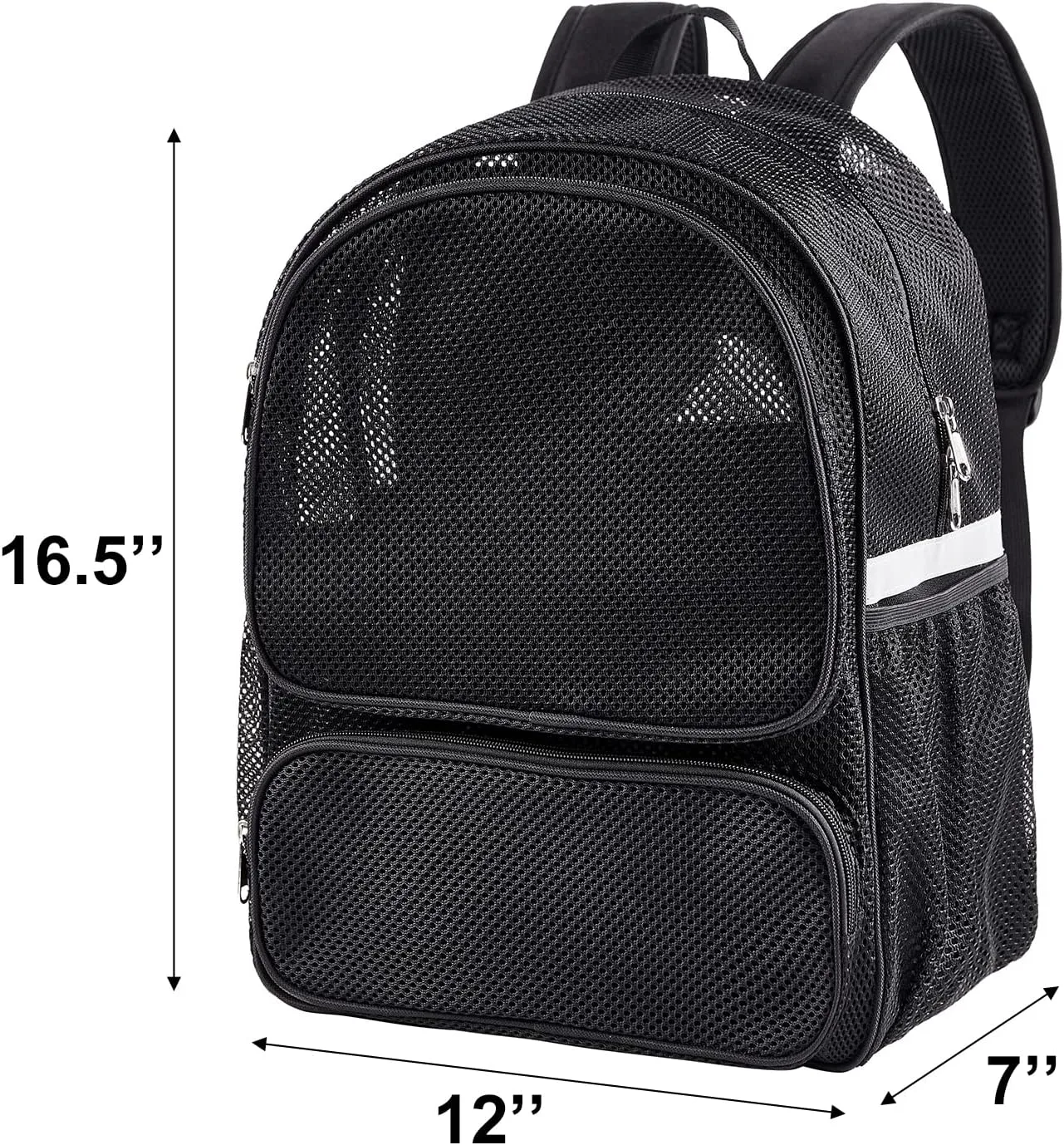 COVAX Mesh Backpack for Adults, Mesh School Bookbag Girls Boys, Semi-transparent net Back Pack for Gym, Work, Sports, Travel
