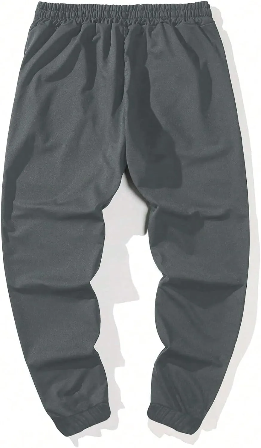 COZYEASE Men's Plaid Letter Print Sweatpants Drawstring Waist Tie Front Jogger Pants with Pocket