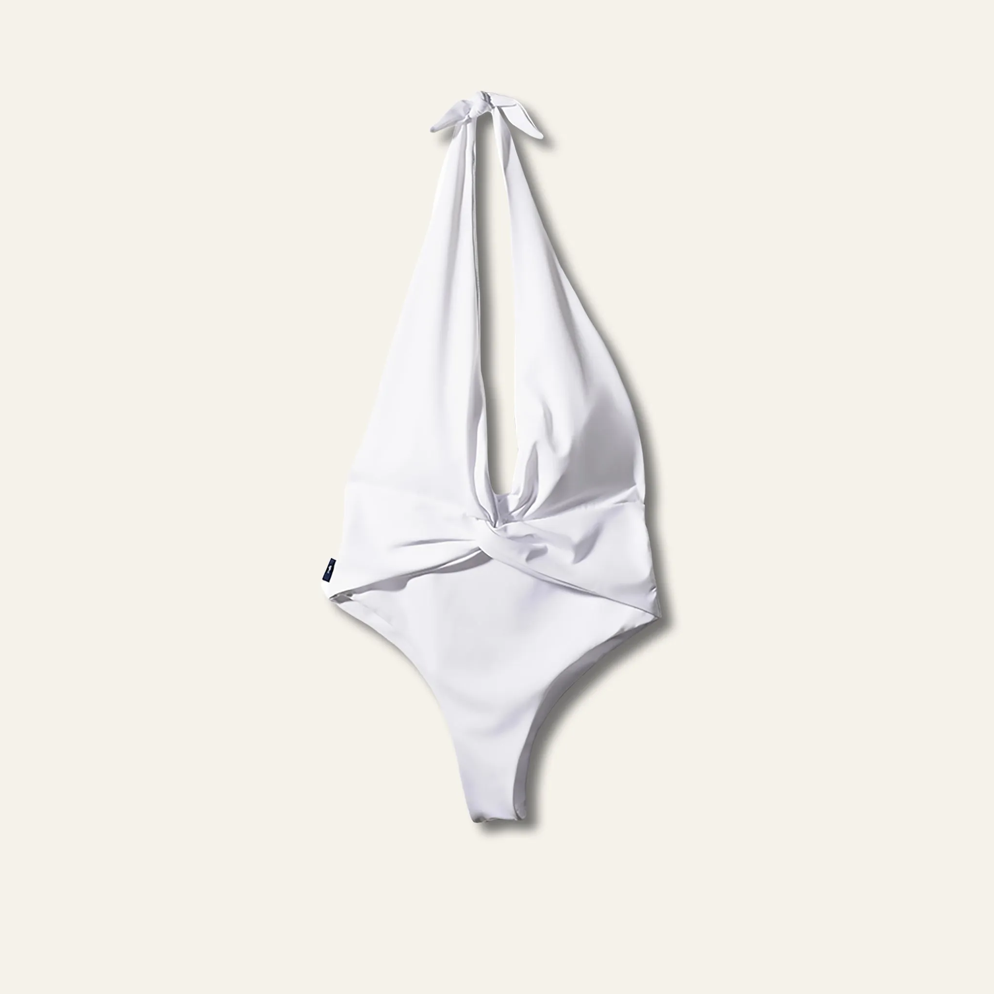 Criss Crossed One Piece White