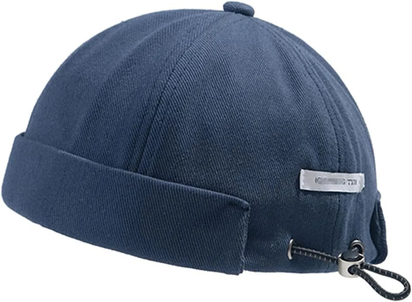Croogo Brimless Docker Cap - Rolled Cuff Harbour Hat Unisex Skull Sailor Fisherman No Visor Cool Beanie Watch Cap