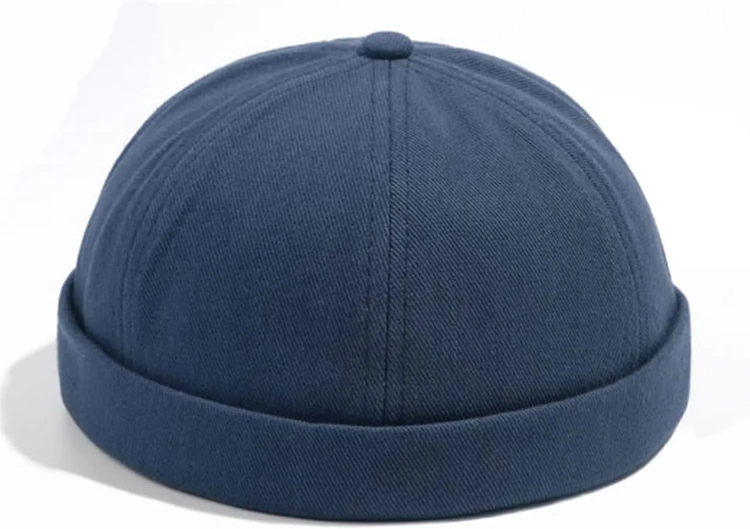 Croogo Brimless Docker Cap - Rolled Cuff Harbour Hat Unisex Skull Sailor Fisherman No Visor Cool Beanie Watch Cap