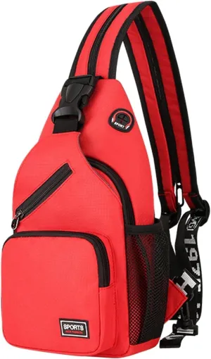 Cross Body Bag Sling Backpack Bag,Crossbody Bag Chest Bag with Belt Waist Pack for Women Man
