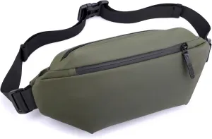 Crossbody Bag for Men and Women,Sling Bags,Adjustable Waist Belt,Durable,Water Resistant Fanny Pack Chest Bag for Travel Daypack Outdoor Running(Green)