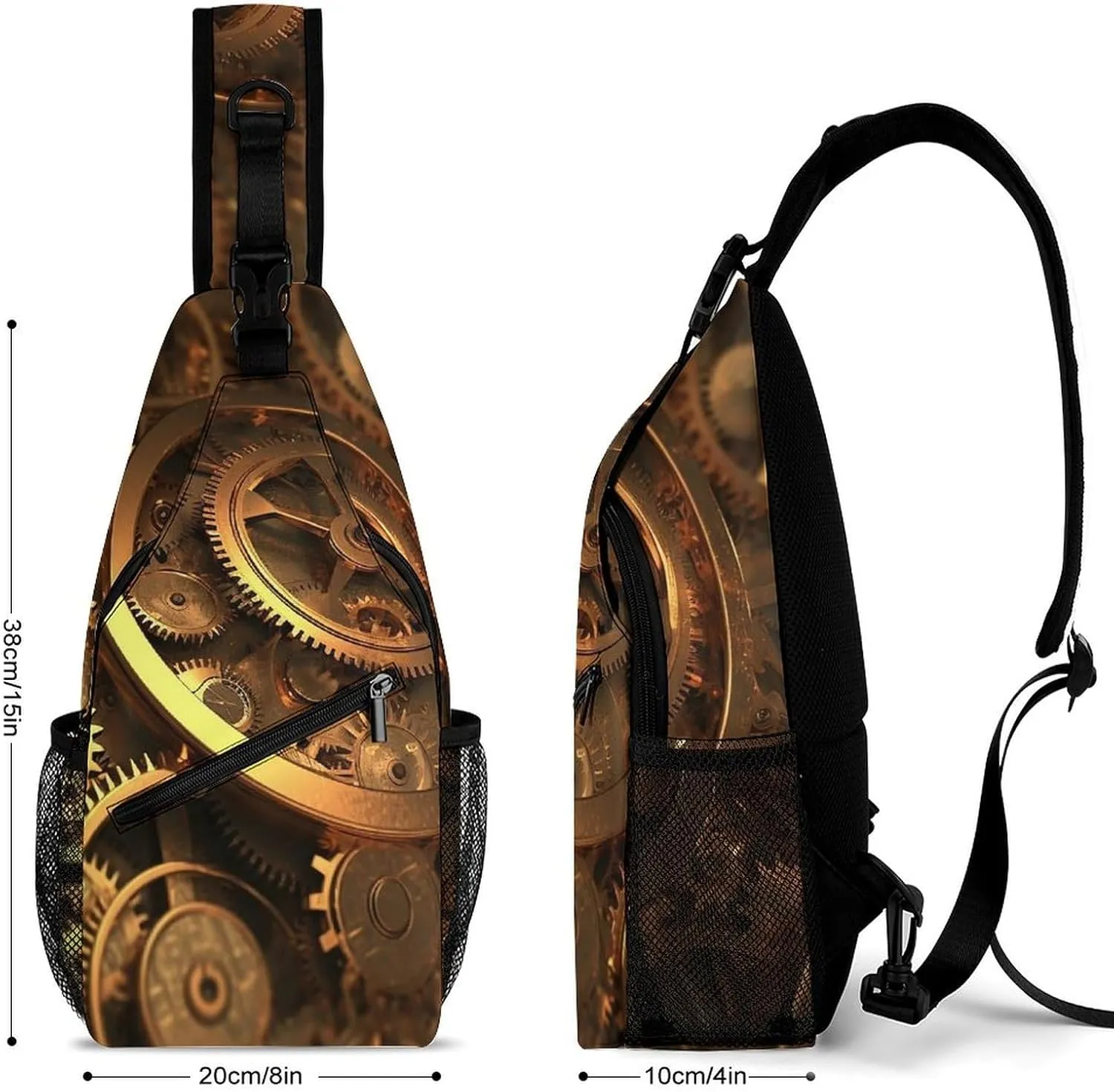 Crossbody Bag for Women Men Chest Bag Cute Little Fox Sling Bag Crossbody Shoulder Bag Sling Backpack