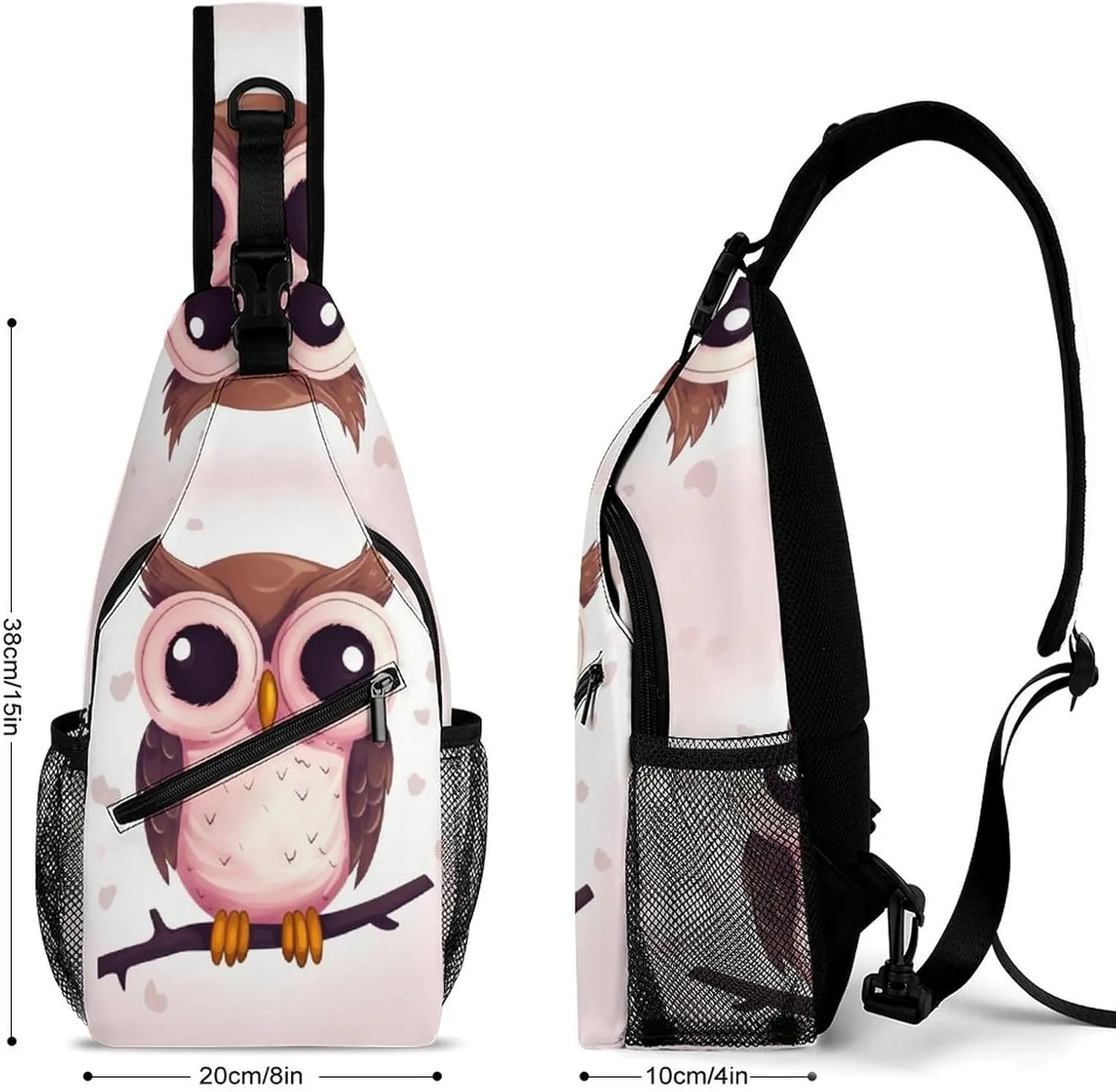 Crossbody Bag for Women Men Chest Bag Cute Sloth Sling Bag Crossbody Shoulder Bag Sling Backpack