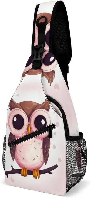 Crossbody Bag for Women Men Chest Bag Cute Sloth Sling Bag Crossbody Shoulder Bag Sling Backpack