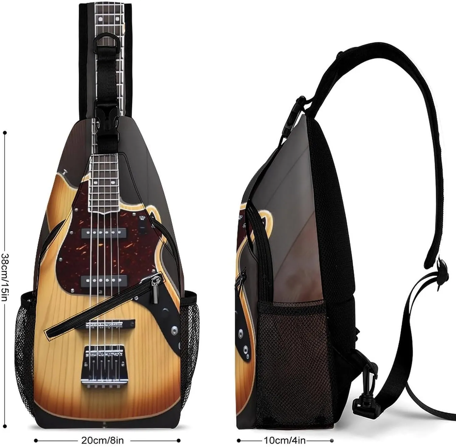 Crossbody Bag for Women Men Chest Bag Harp Seal Painting Sling Bag Crossbody Shoulder Bag Sling Backpack