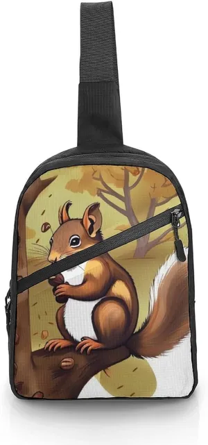Crossbody Bag for Women Men Chest Bag Pug Sling Bag Crossbody Shoulder Bag Sling Backpack