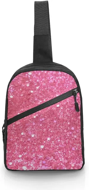 Crossbody Bag for Women Men Chest Bag Rose Sling Bag Crossbody Shoulder Bag Sling Backpack