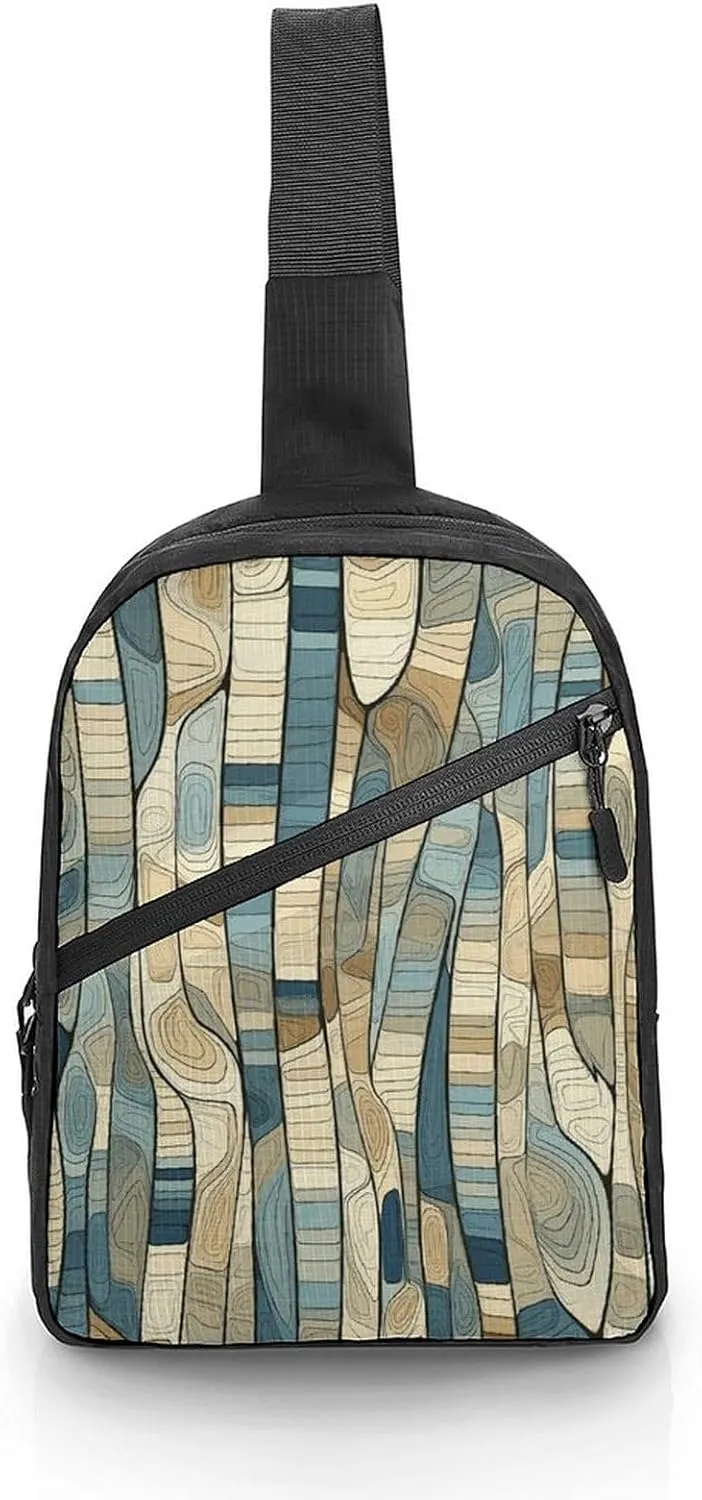 Crossbody Bag for Women Men Chest Bag Wild Deer Sling Bag Crossbody Shoulder Bag Sling Backpack