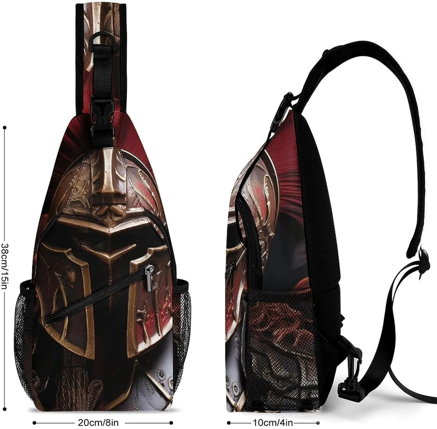 Crossbody Bag for Women Men Chest Bag Wild Elk Sling Bag Crossbody Shoulder Bag Sling Backpack