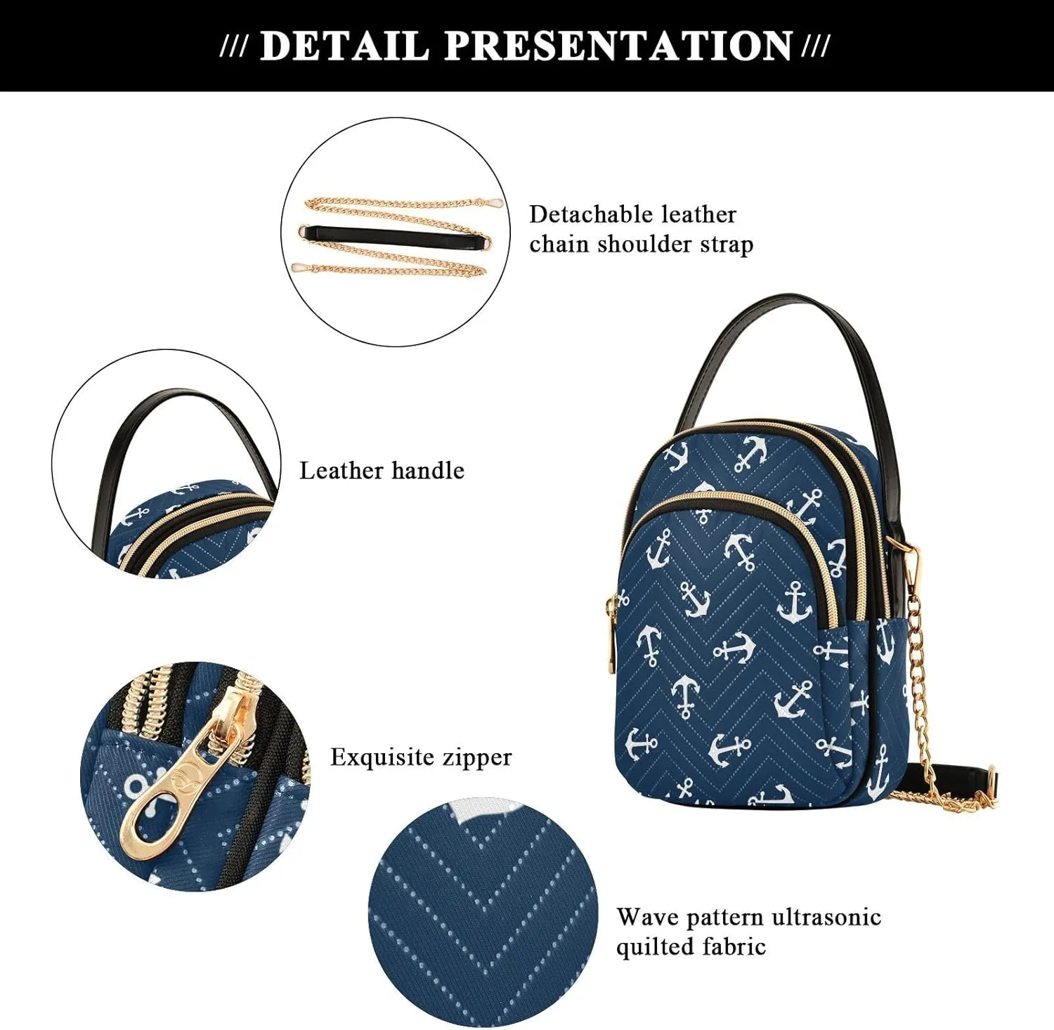 Crossbody Bags for Women Hand Bag Small Sling Shoulder Travel Bag Phone Purse with Strap