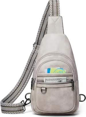 Crossbody Bags for Women Sling Bag Fanny Pack Casual Daypacks Small Backpack Chest Travel Purse Anti Theft