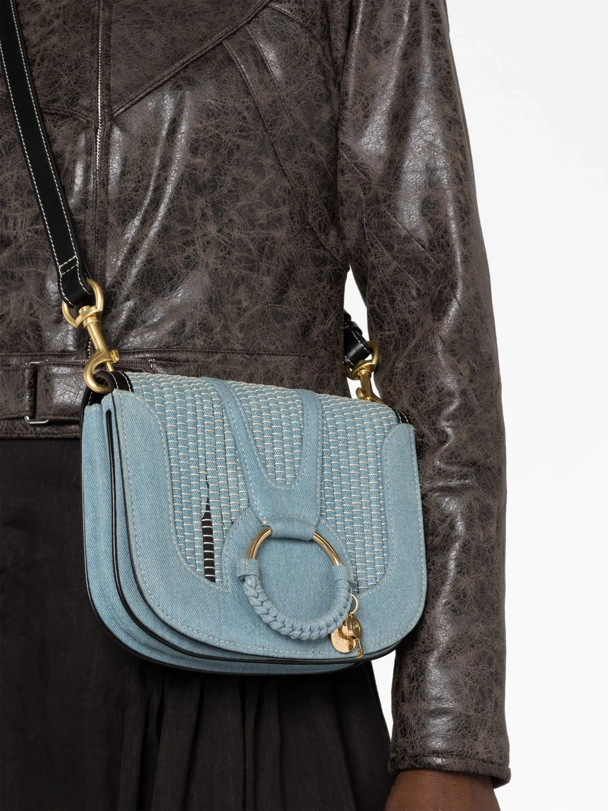 crossbody Flash discount denim bag All-in-one Hana