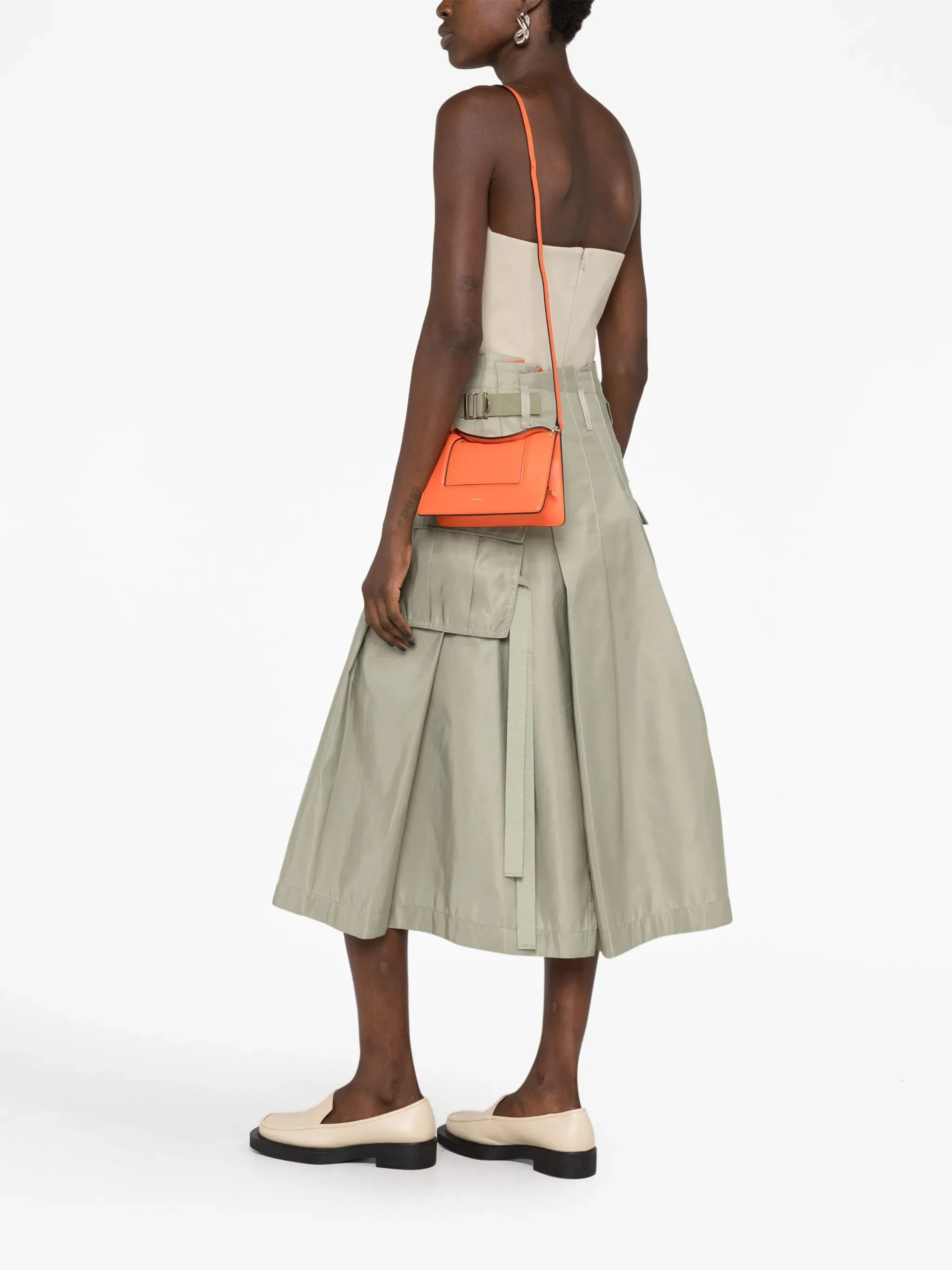 crossbody On-demand assistance bag Personalized assistance leather micro Penelope