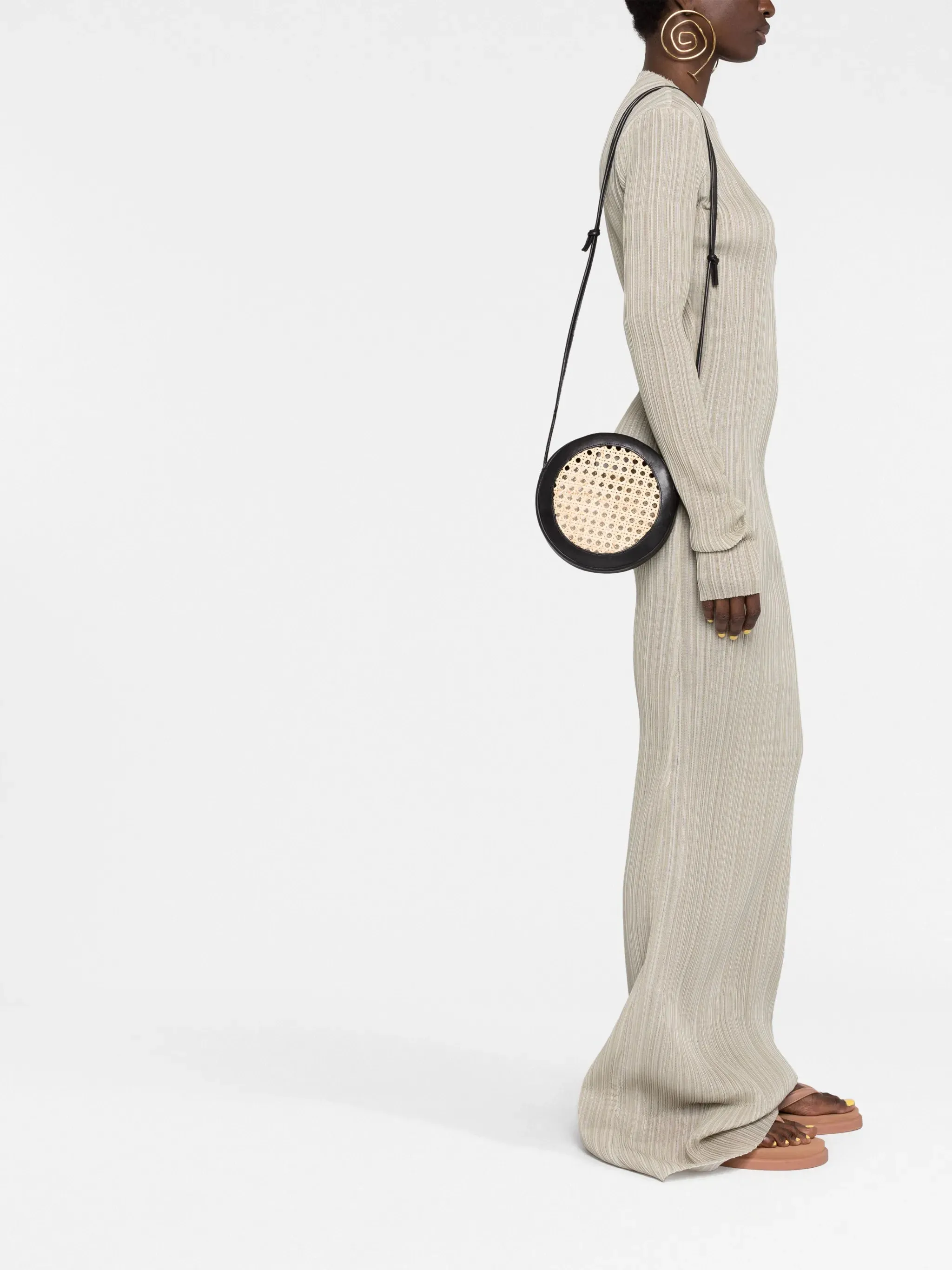 crossbody rattan Convenient delivery bag Heavy-duty